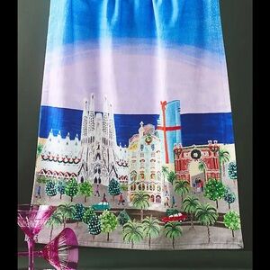 NWT Anthropologie Barcelona Kitchen Towel